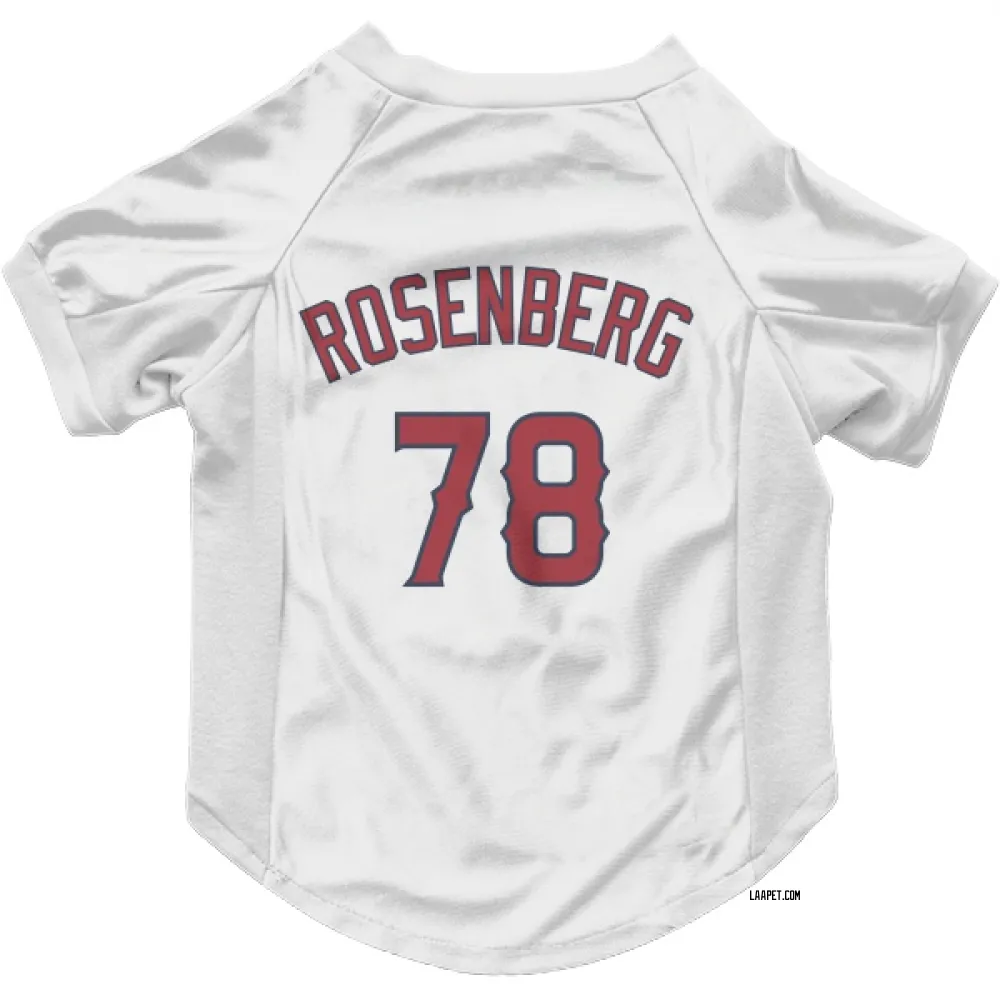 Los Angeles Angels Kenny Rosenberg White Pet Jersey for Dog & Cat