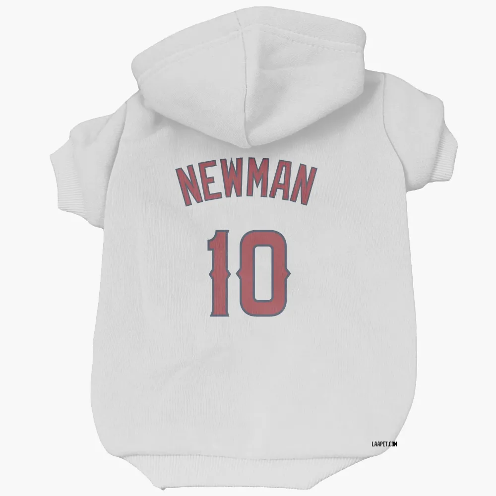 Los Angeles Angels Kevin Newman White Pet Hoodie for Dog & Cat