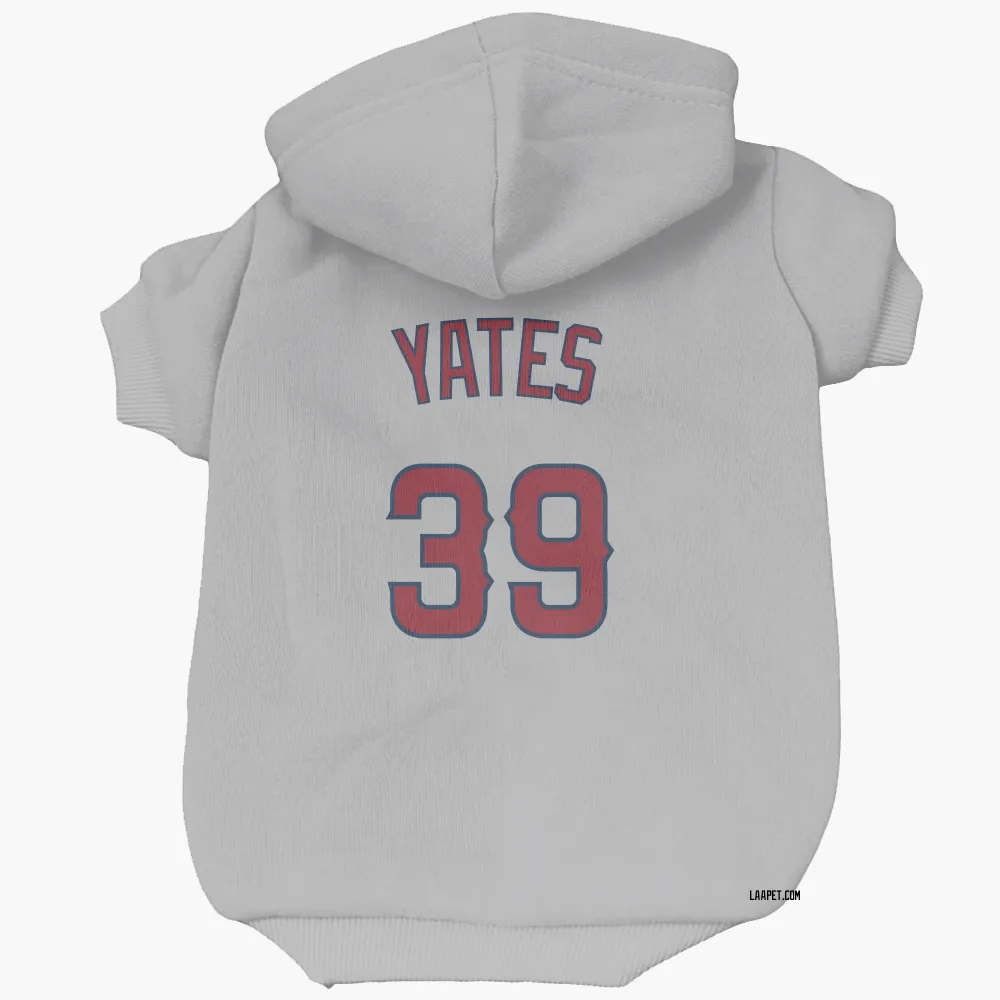 Los Angeles Angels Kirby Yates Gray Pet Hoodie for Dog & Cat