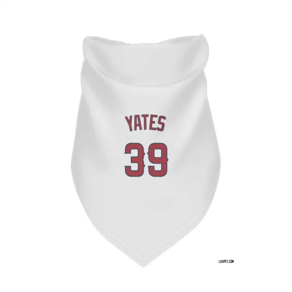 Los Angeles Angels Kirby Yates White Pet Bandana for Dog & Cat