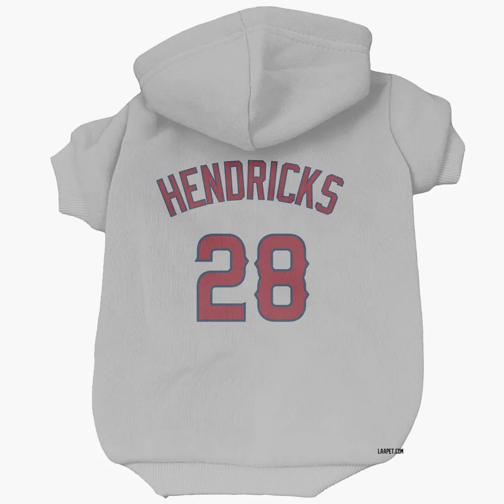 Los Angeles Angels Kyle Hendricks Gray Pet Hoodie for Dog & Cat