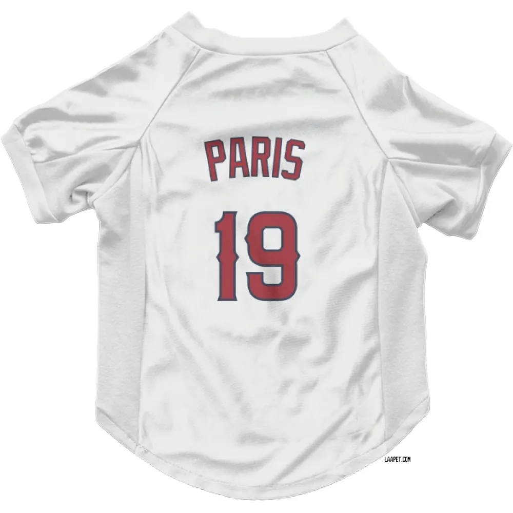 Los Angeles Angels Kyren Paris White Pet Jersey for Dog & Cat