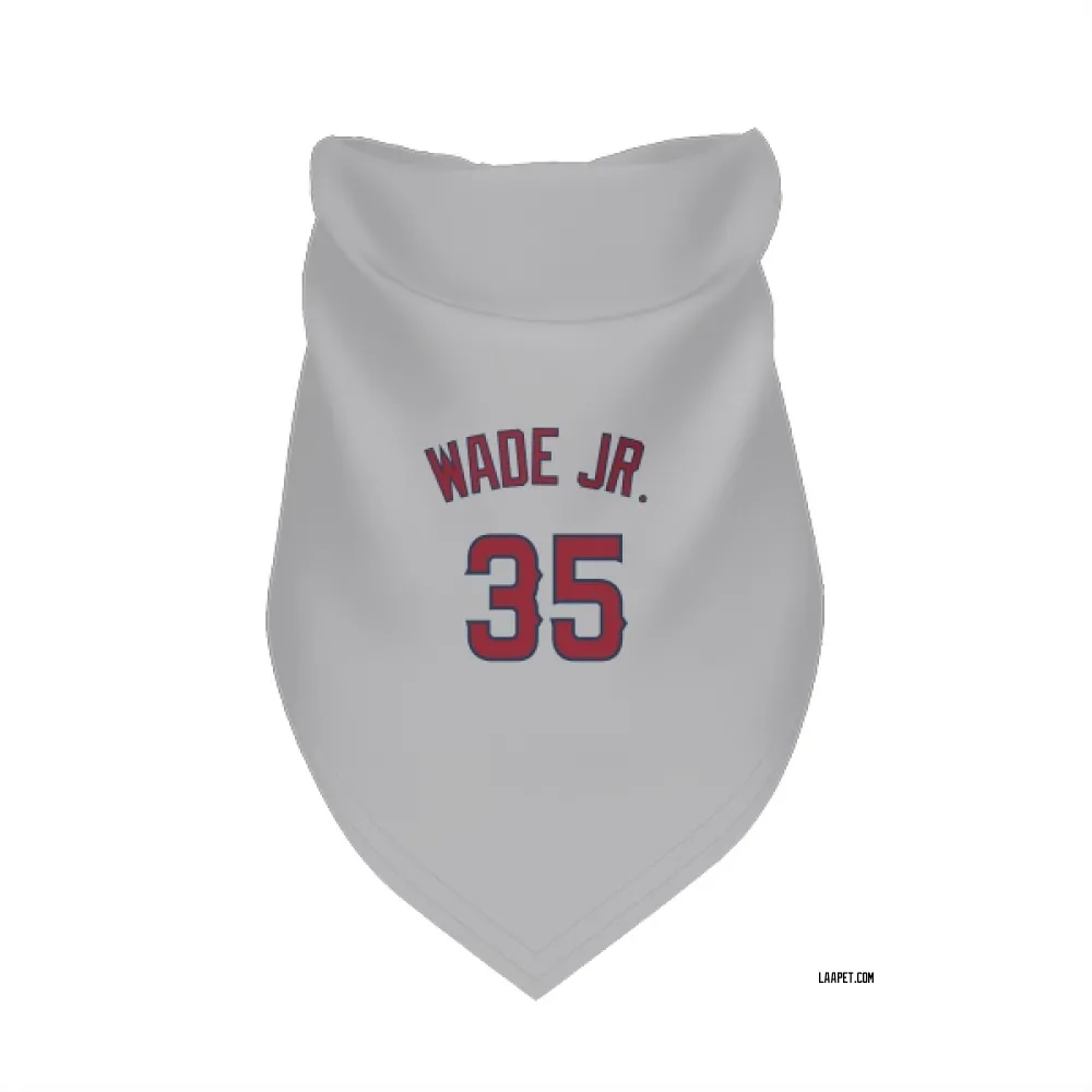 Los Angeles Angels LaMonte Wade Jr. Gray Pet Bandana for Dog & Cat