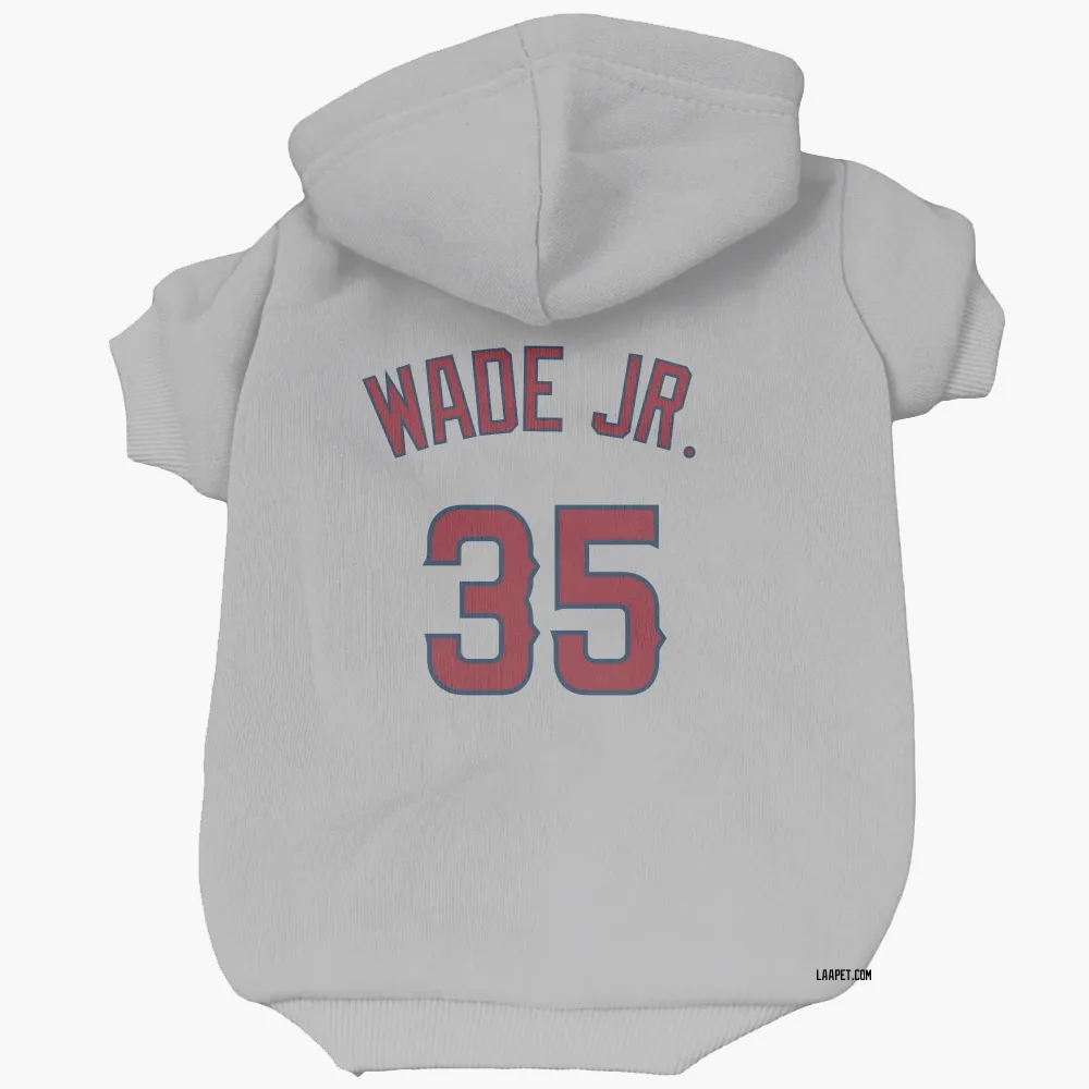 Los Angeles Angels LaMonte Wade Jr. Gray Pet Hoodie for Dog & Cat