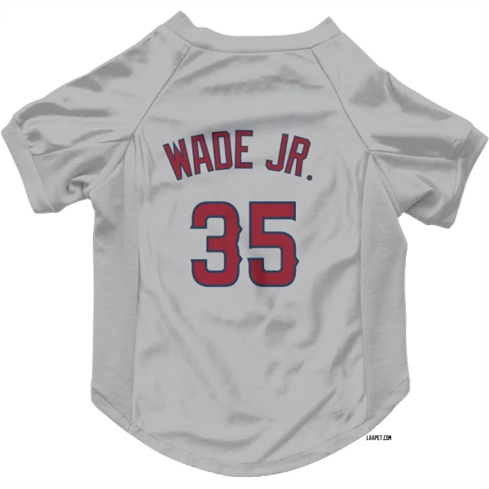 Los Angeles Angels LaMonte Wade Jr. Gray Pet Jersey for Dog & Cat
