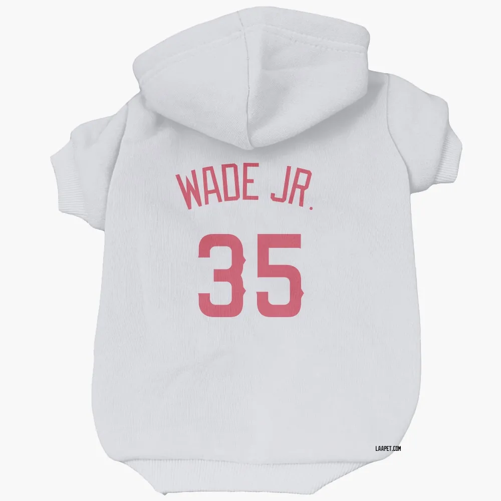 Los Angeles Angels LaMonte Wade Jr. Navy Pet Hoodie for Dog & Cat