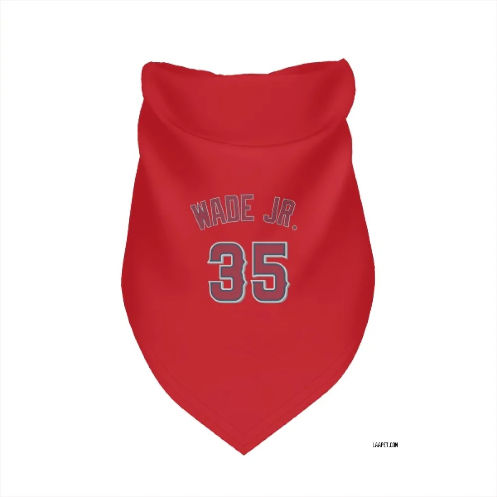Los Angeles Angels LaMonte Wade Jr. Red Pet Bandana for Dog & Cat