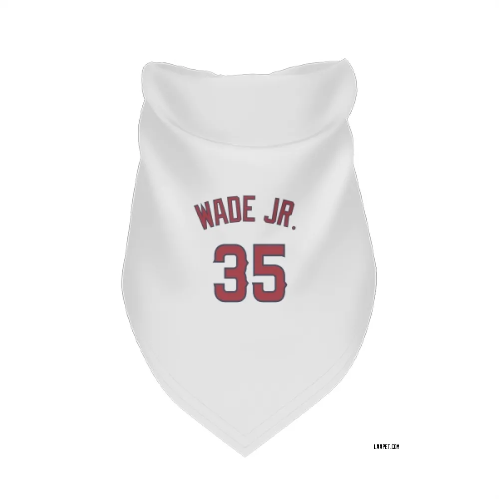 Los Angeles Angels LaMonte Wade Jr. White Pet Bandana for Dog & Cat