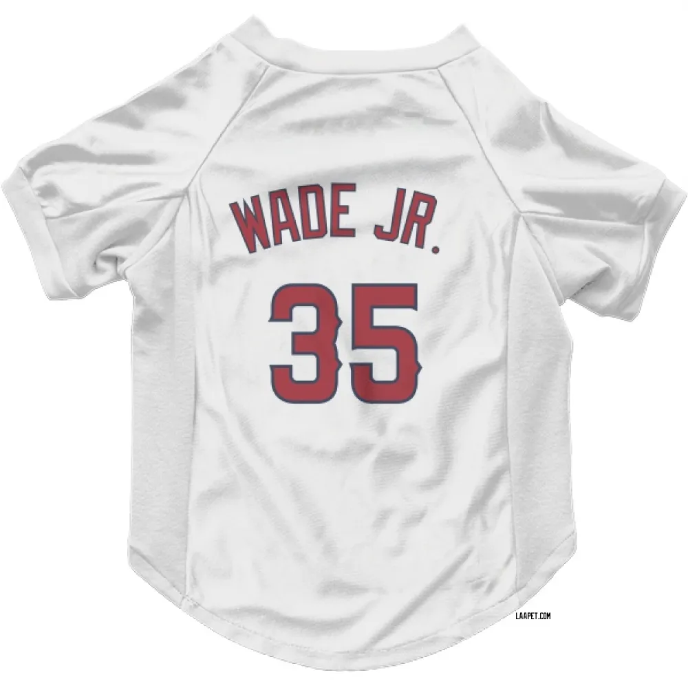 Los Angeles Angels LaMonte Wade Jr. White Pet Jersey for Dog & Cat