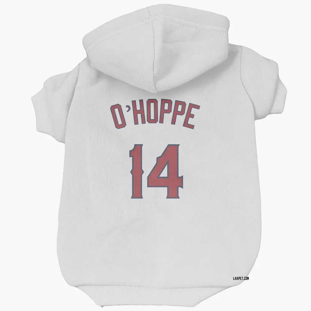 Los Angeles Angels Logan O'Hoppe White Pet Hoodie for Dog & Cat