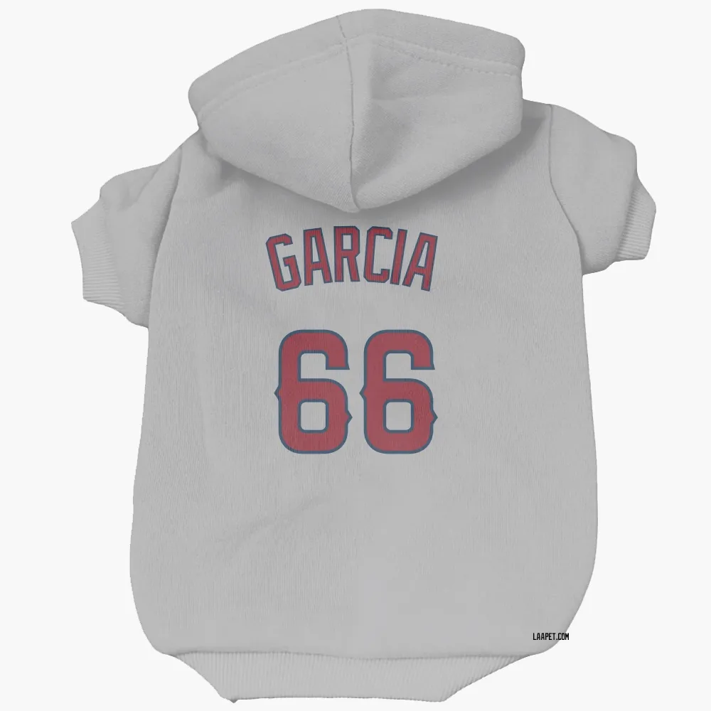 Los Angeles Angels Luis Garcia Gray Pet Hoodie for Dog & Cat