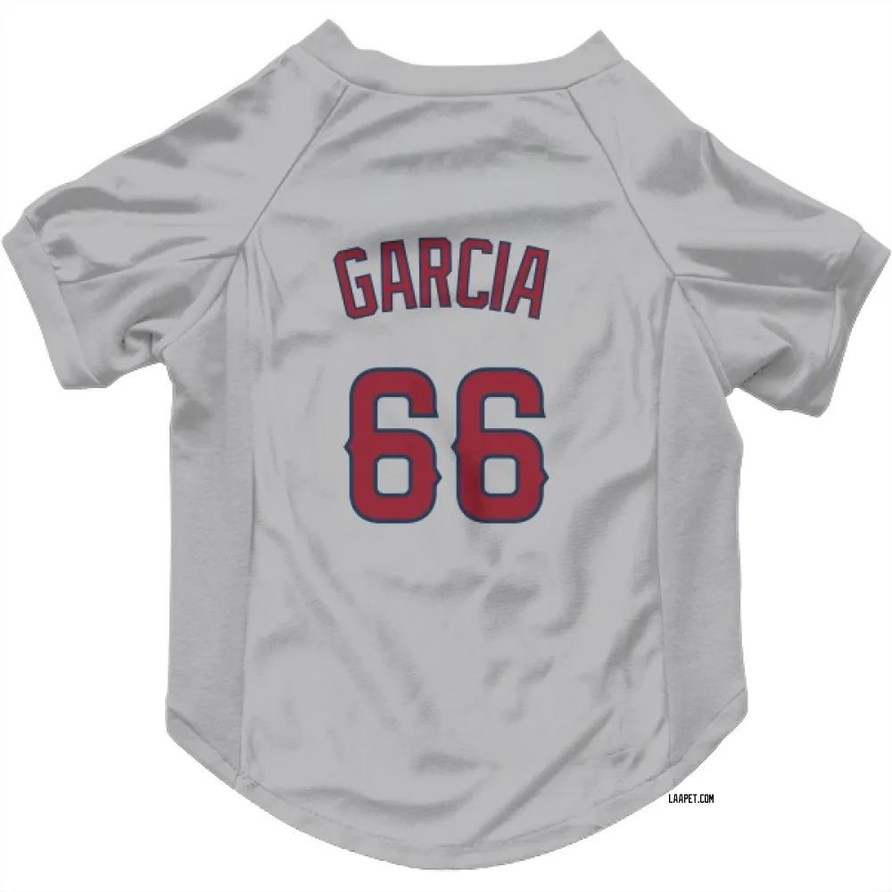 Los Angeles Angels Luis Garcia Gray Pet Jersey for Dog & Cat