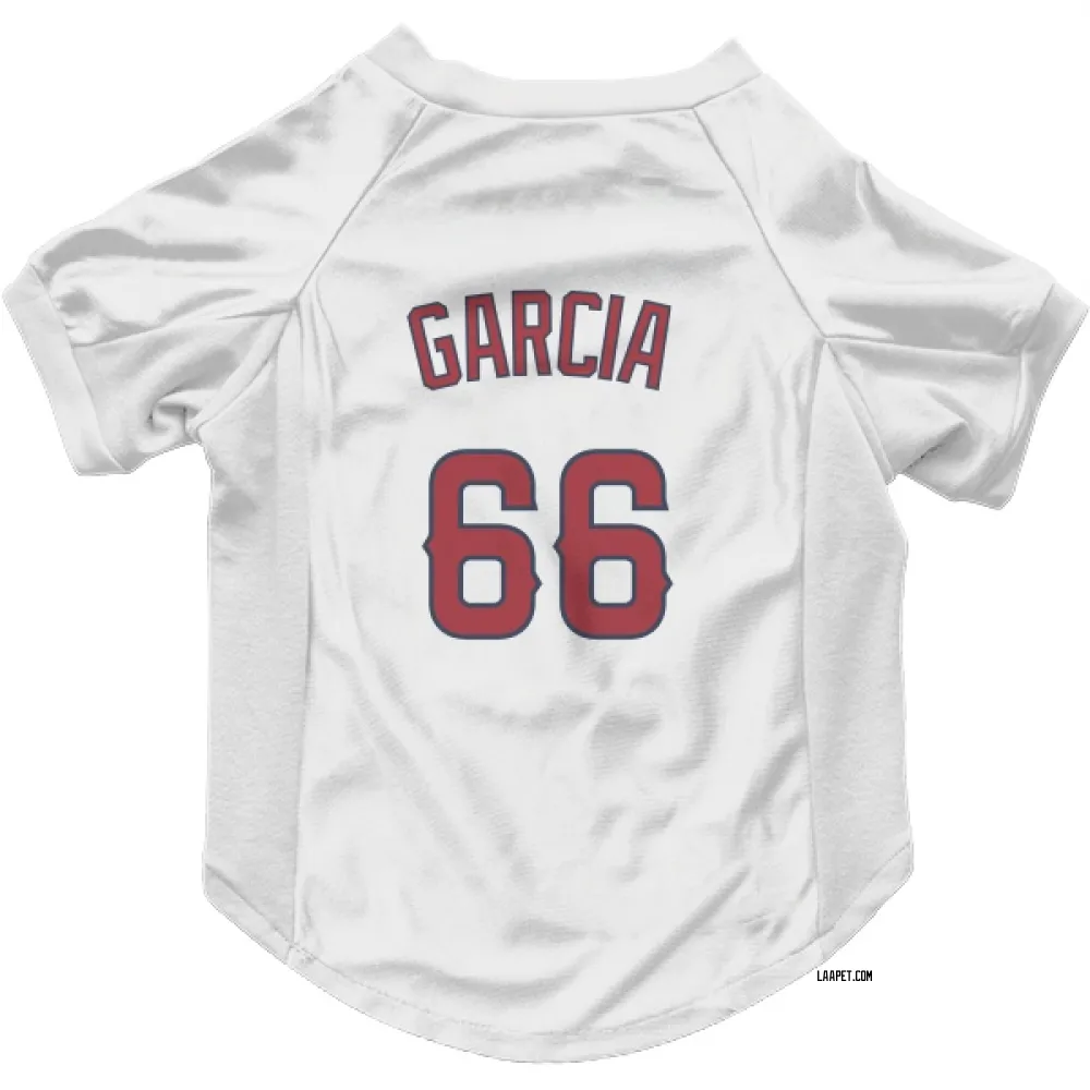 Los Angeles Angels Luis Garcia White Pet Jersey for Dog & Cat