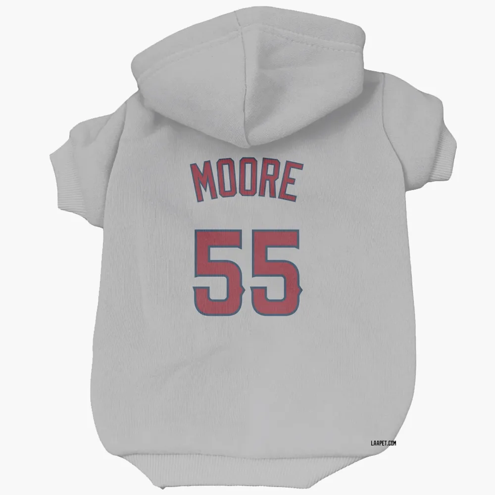 Los Angeles Angels Matt Moore Gray Pet Hoodie for Dog & Cat