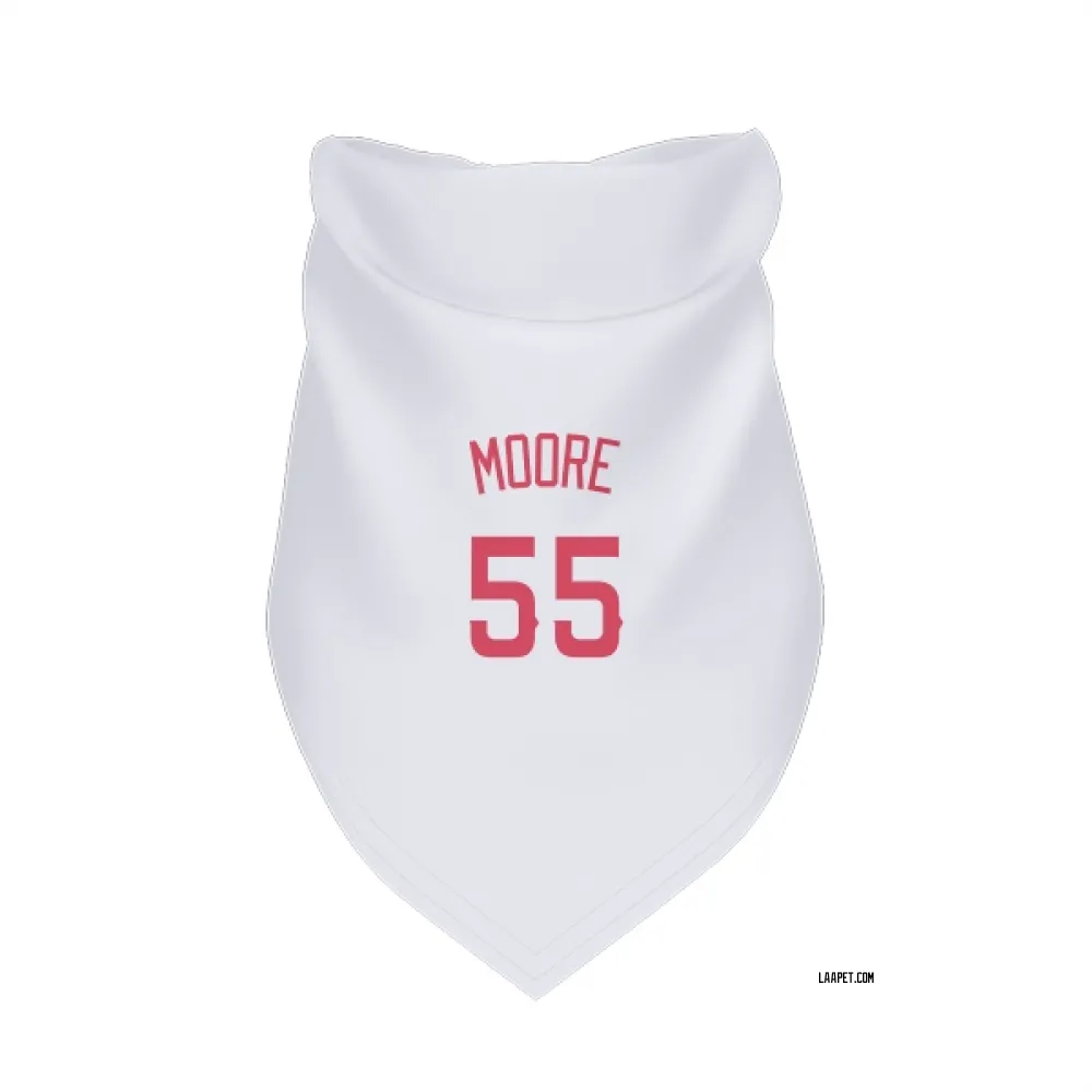 Los Angeles Angels Matt Moore Navy Pet Bandana for Dog & Cat