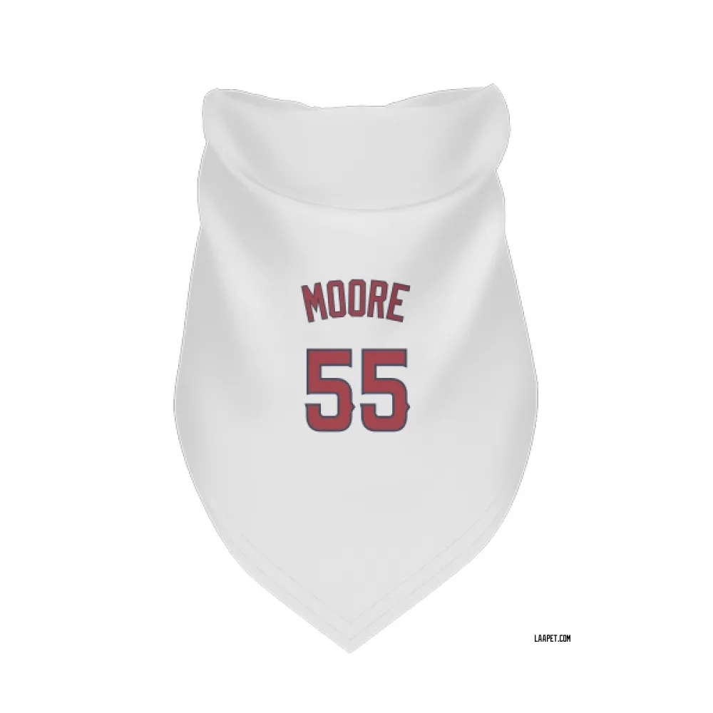 Los Angeles Angels Matt Moore White Pet Bandana for Dog & Cat