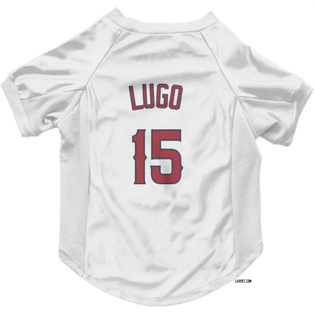 Los Angeles Angels Matthew Lugo White Pet Jersey for Dog & Cat
