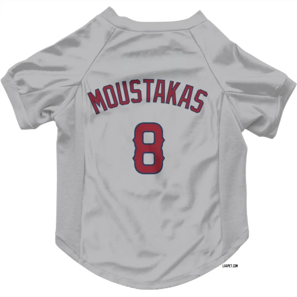 Los Angeles Angels Mike Moustakas Gray Pet Jersey for Dog & Cat