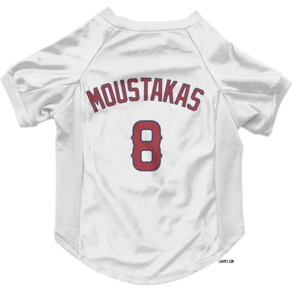Los Angeles Angels Mike Moustakas White Pet Jersey for Dog & Cat