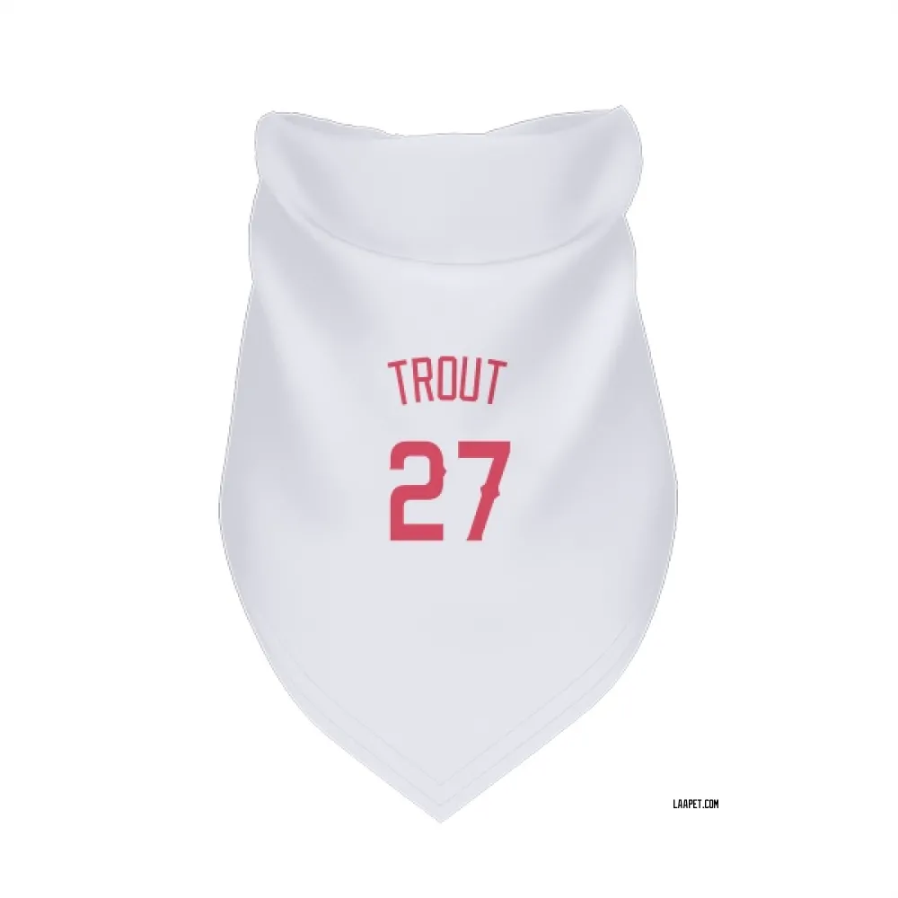 Los Angeles Angels Mike Trout Navy Pet Bandana for Dog & Cat