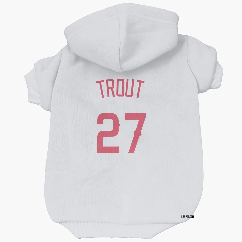 Los Angeles Angels Mike Trout Navy Pet Hoodie for Dog & Cat