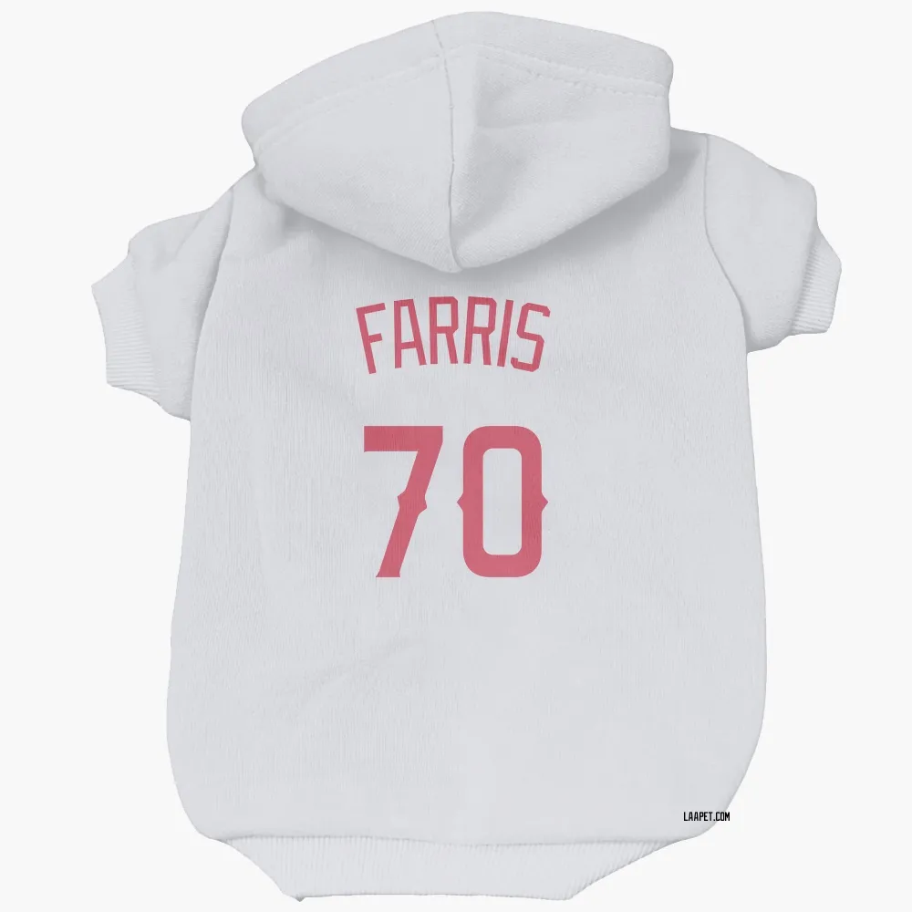 Los Angeles Angels Mitch Farris Navy Pet Hoodie for Dog & Cat
