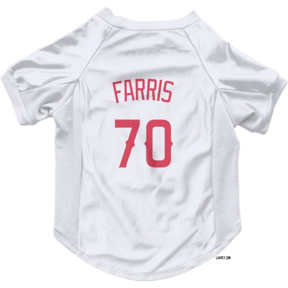 Los Angeles Angels Mitch Farris Navy Pet Jersey for Dog & Cat