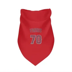 Los Angeles Angels Mitch Farris Red Pet Bandana for Dog & Cat