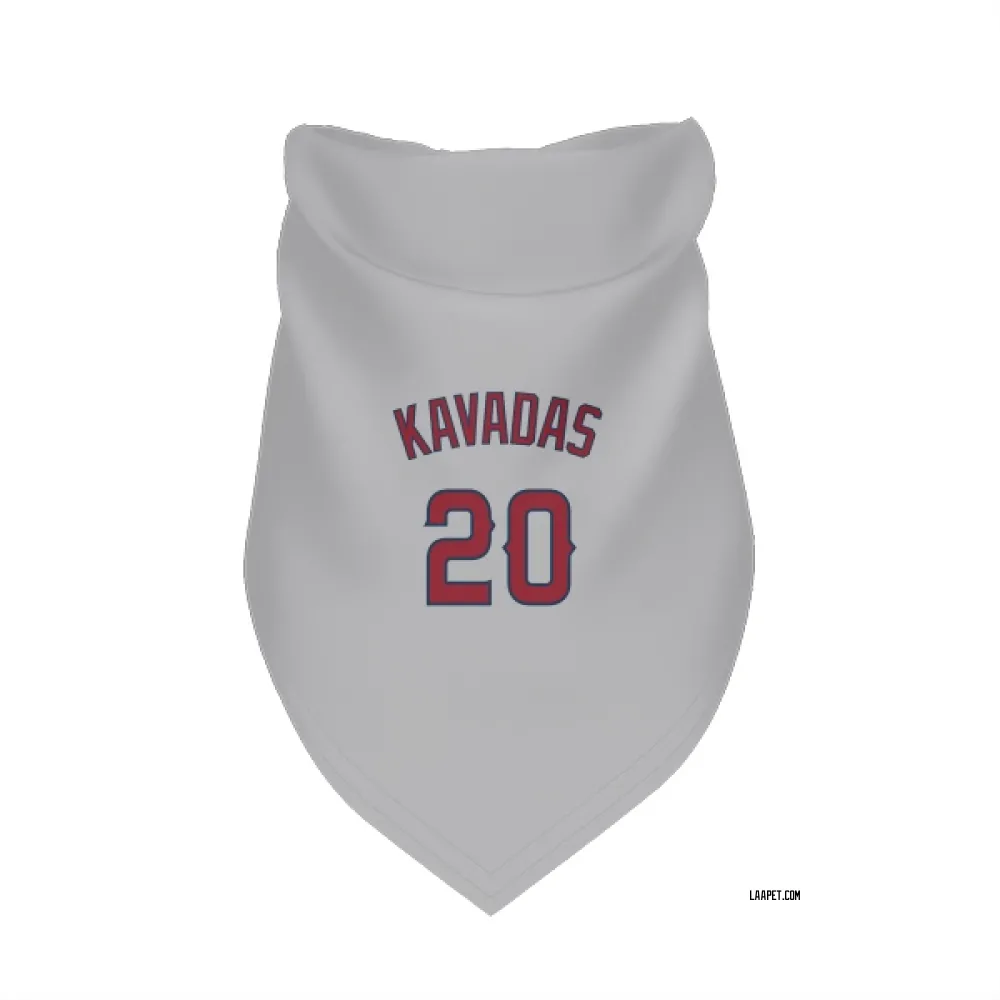 Los Angeles Angels Niko Kavadas Gray Pet Bandana for Dog & Cat