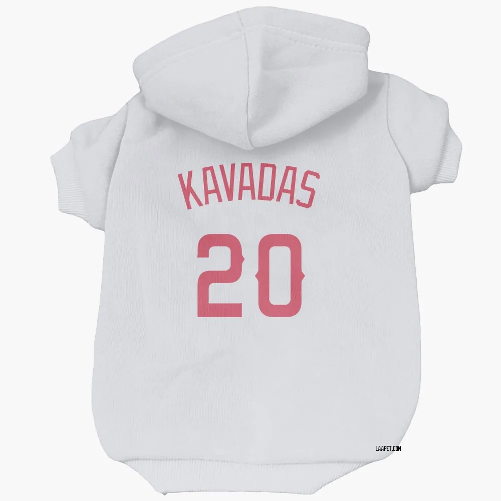 Los Angeles Angels Niko Kavadas Navy Pet Hoodie for Dog & Cat