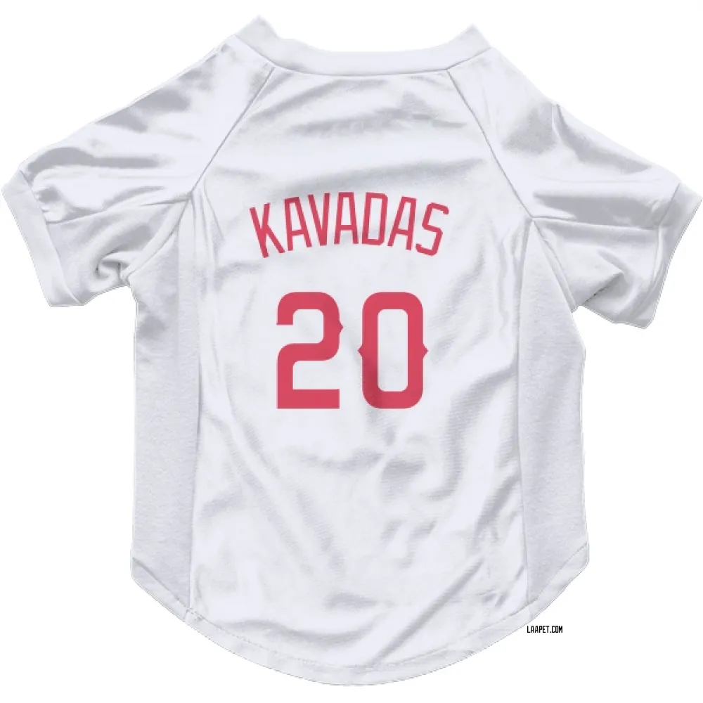 Los Angeles Angels Niko Kavadas Navy Pet Jersey for Dog & Cat