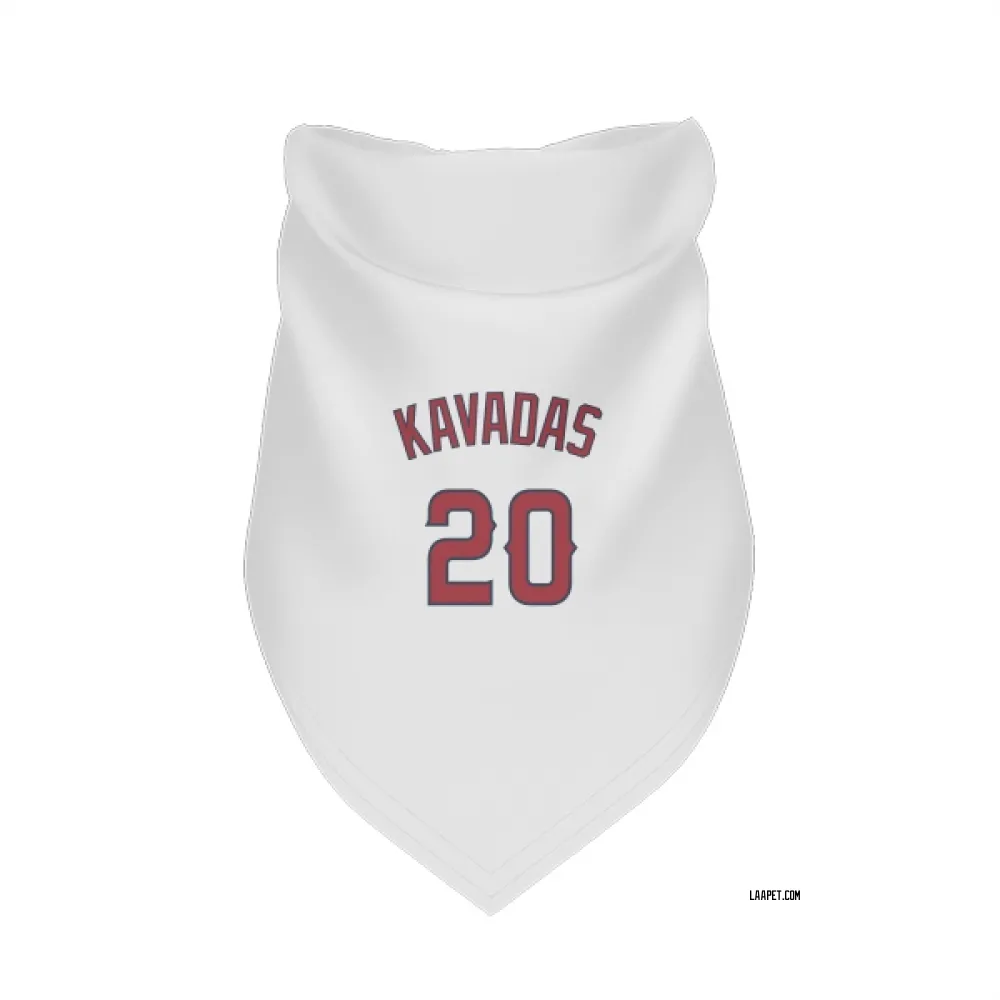 Los Angeles Angels Niko Kavadas White Pet Bandana for Dog & Cat