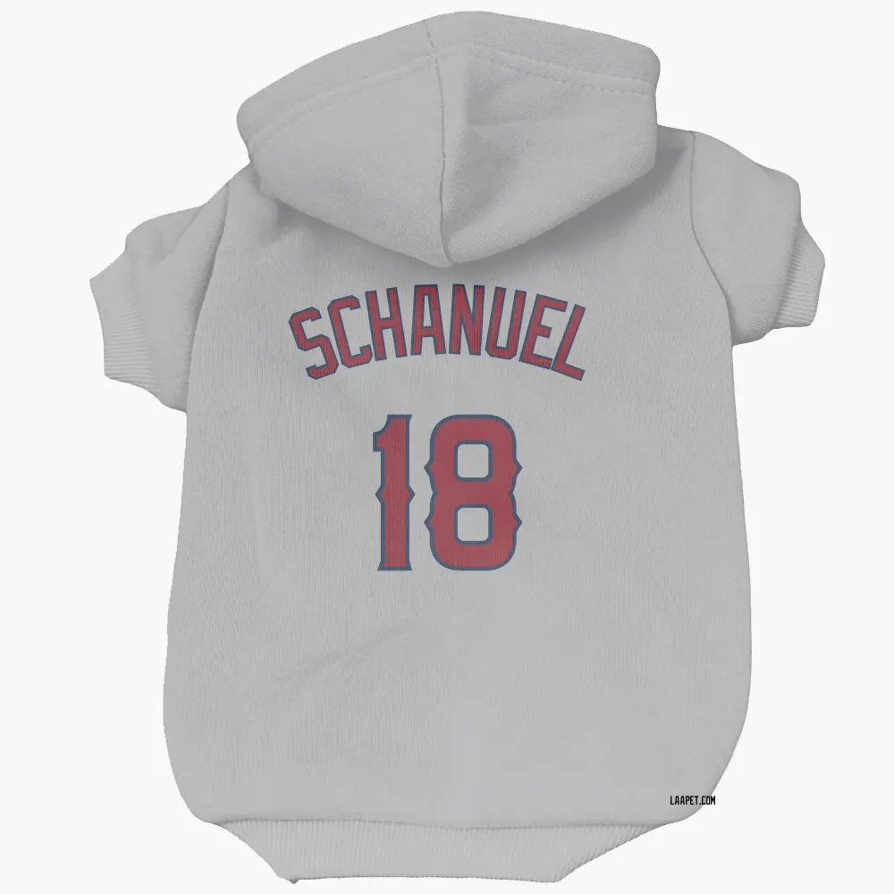 Los Angeles Angels Nolan Schanuel Gray Pet Hoodie for Dog & Cat