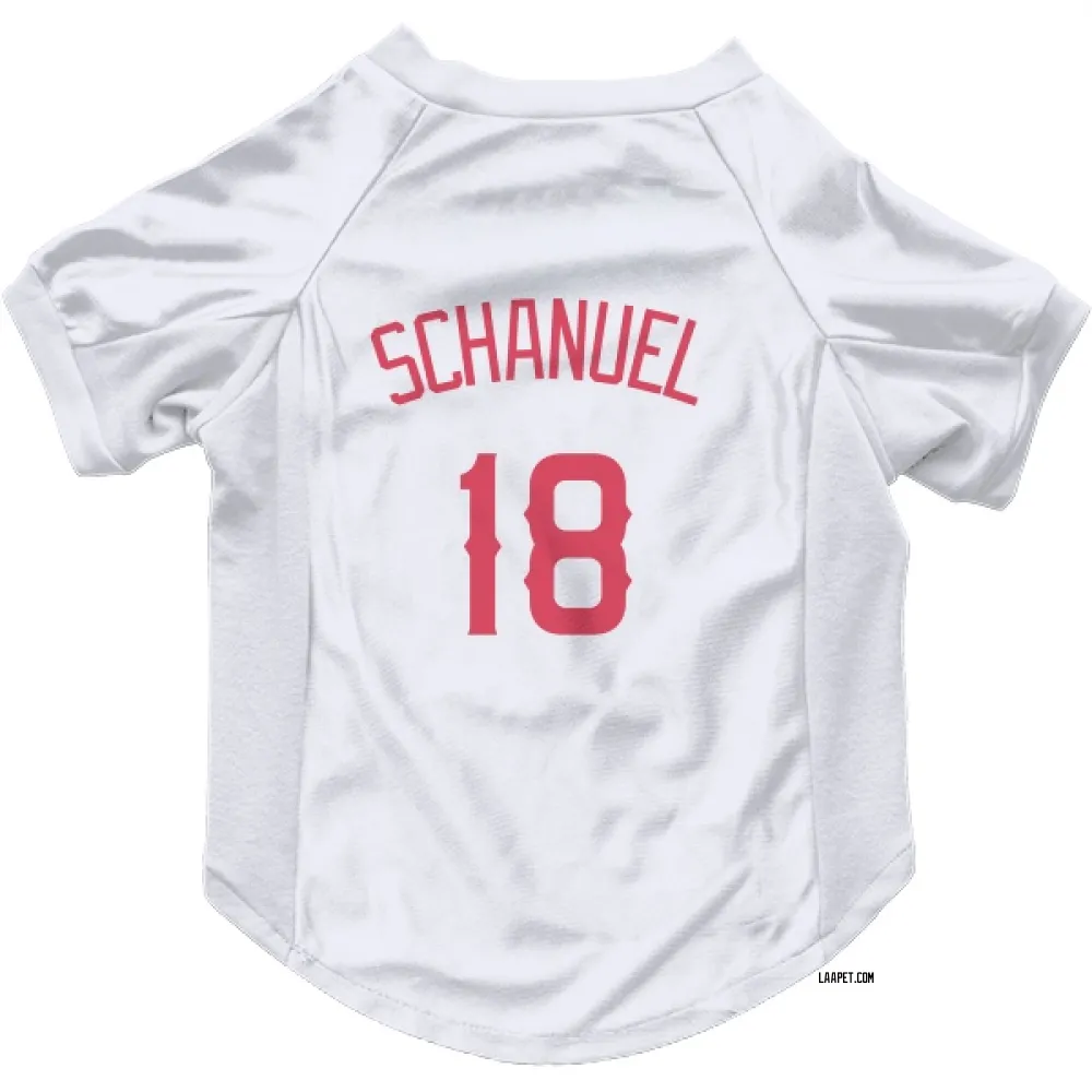 Los Angeles Angels Nolan Schanuel Navy Pet Jersey for Dog & Cat
