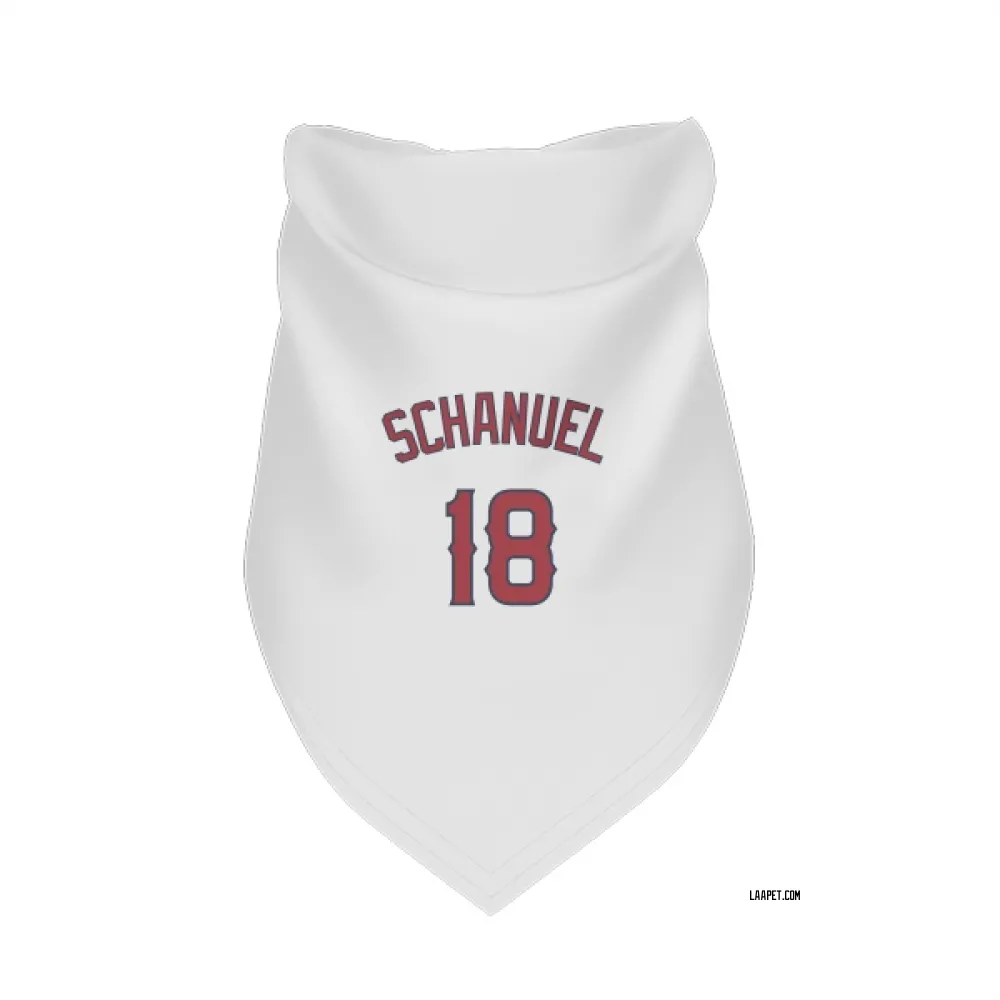 Los Angeles Angels Nolan Schanuel White Pet Bandana for Dog & Cat