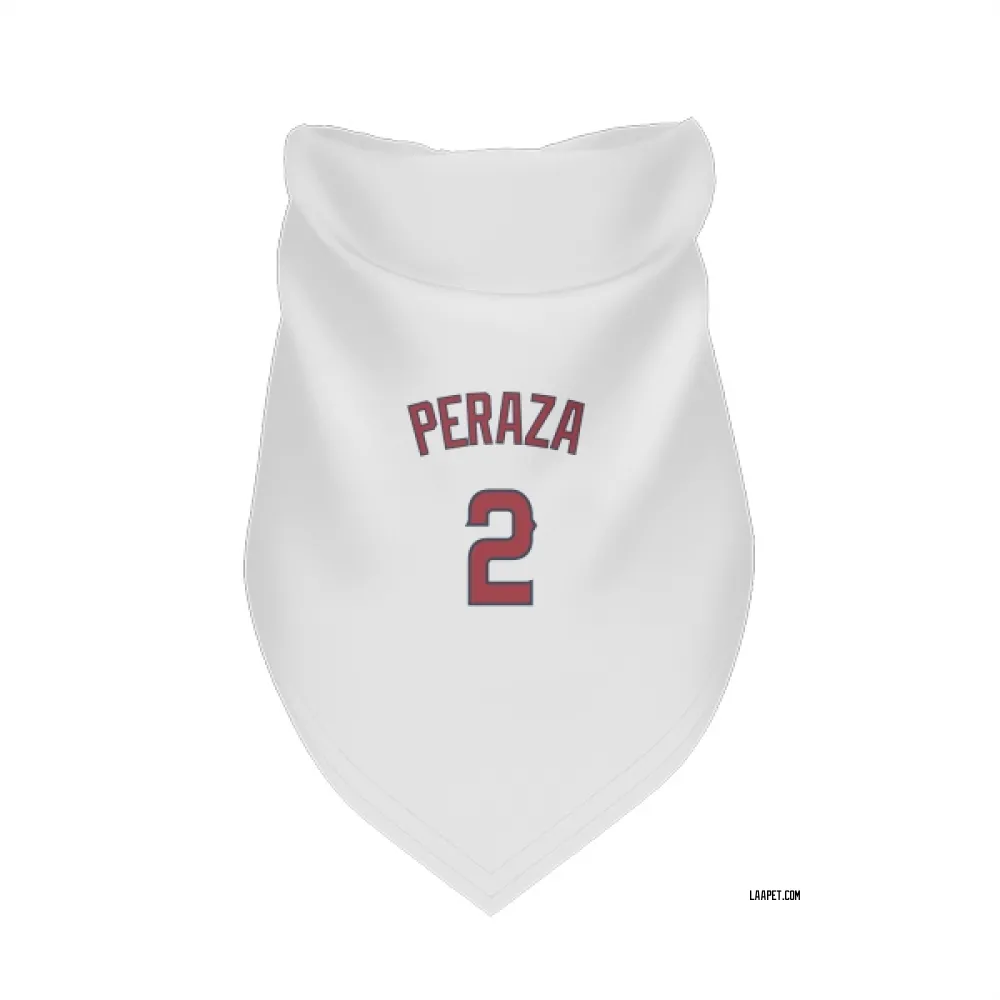 Los Angeles Angels Oswald Peraza White Pet Bandana for Dog & Cat