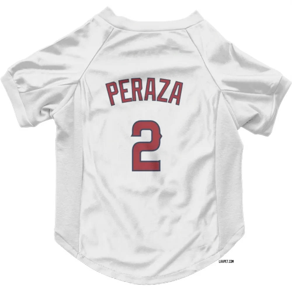 Los Angeles Angels Oswald Peraza White Pet Jersey for Dog & Cat