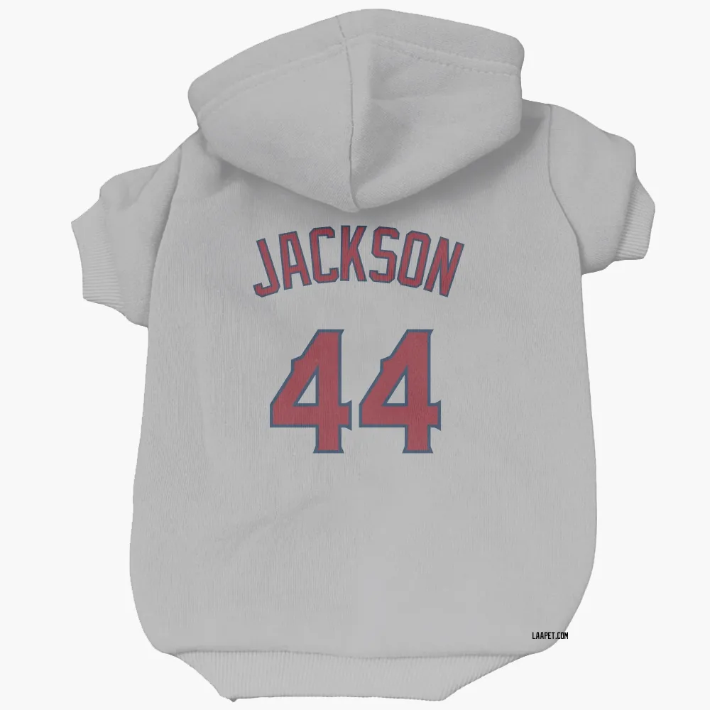Los Angeles Angels Reggie Jackson Gray Pet Hoodie for Dog & Cat