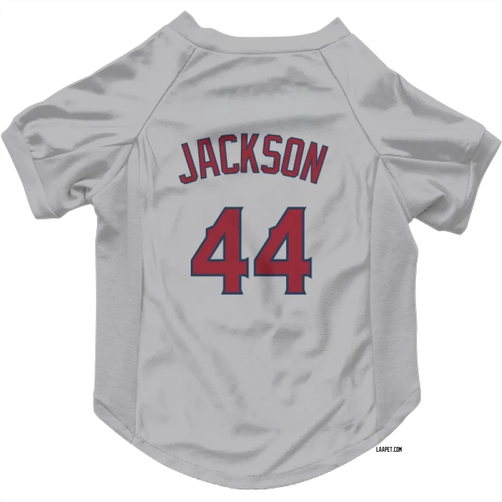 Los Angeles Angels Reggie Jackson Gray Pet Jersey for Dog & Cat