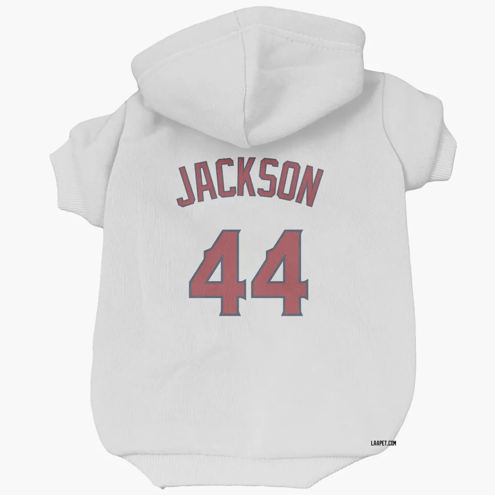 Los Angeles Angels Reggie Jackson White Pet Hoodie for Dog & Cat