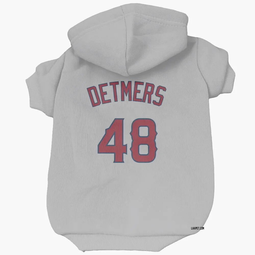 Los Angeles Angels Reid Detmers Gray Pet Hoodie for Dog & Cat