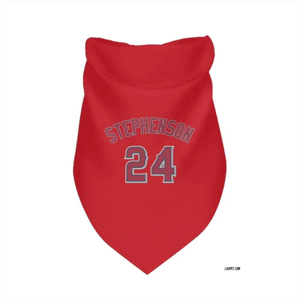 Los Angeles Angels Robert Stephenson Red Pet Bandana for Dog & Cat