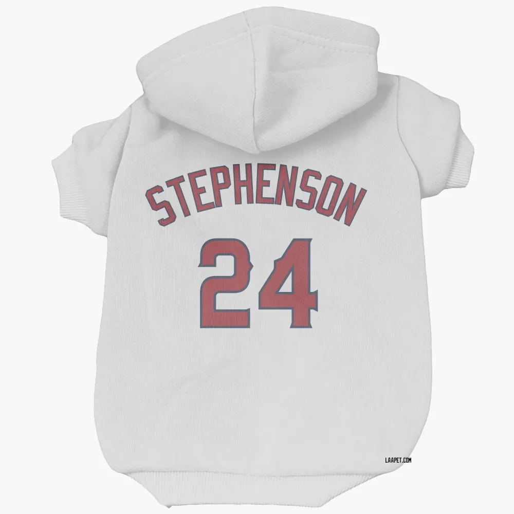 Los Angeles Angels Robert Stephenson White Pet Hoodie for Dog & Cat