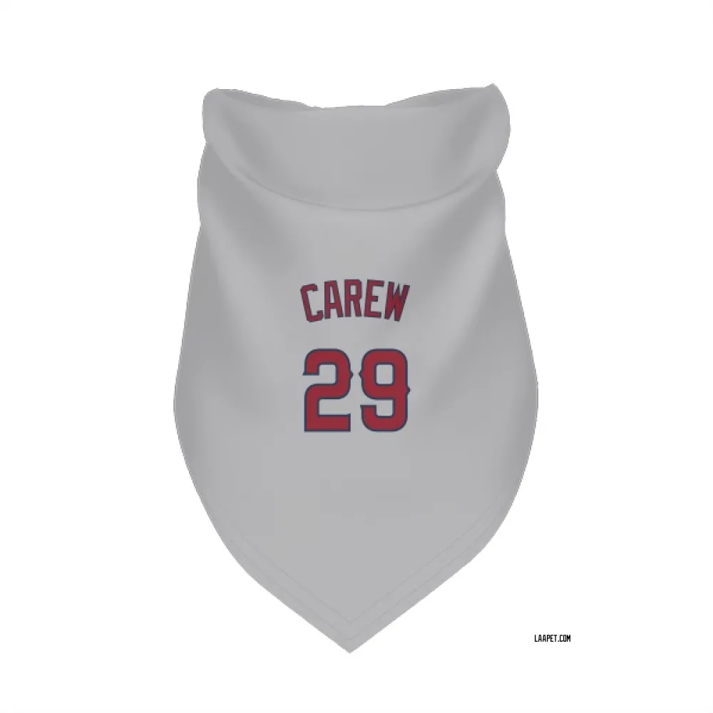 Los Angeles Angels Rod Carew Gray Pet Bandana for Dog & Cat