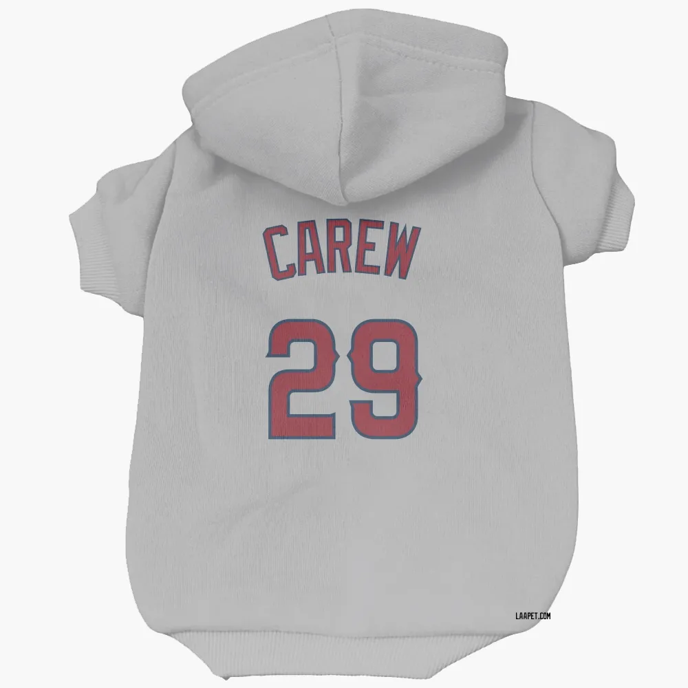 Los Angeles Angels Rod Carew Gray Pet Hoodie for Dog & Cat