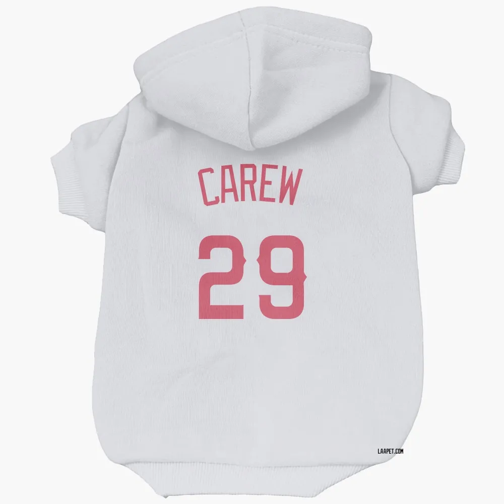 Los Angeles Angels Rod Carew Navy Pet Hoodie for Dog & Cat