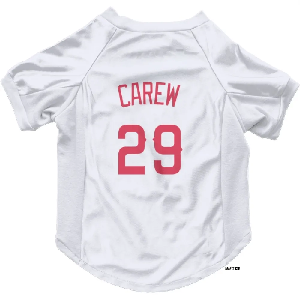 Los Angeles Angels Rod Carew Navy Pet Jersey for Dog & Cat