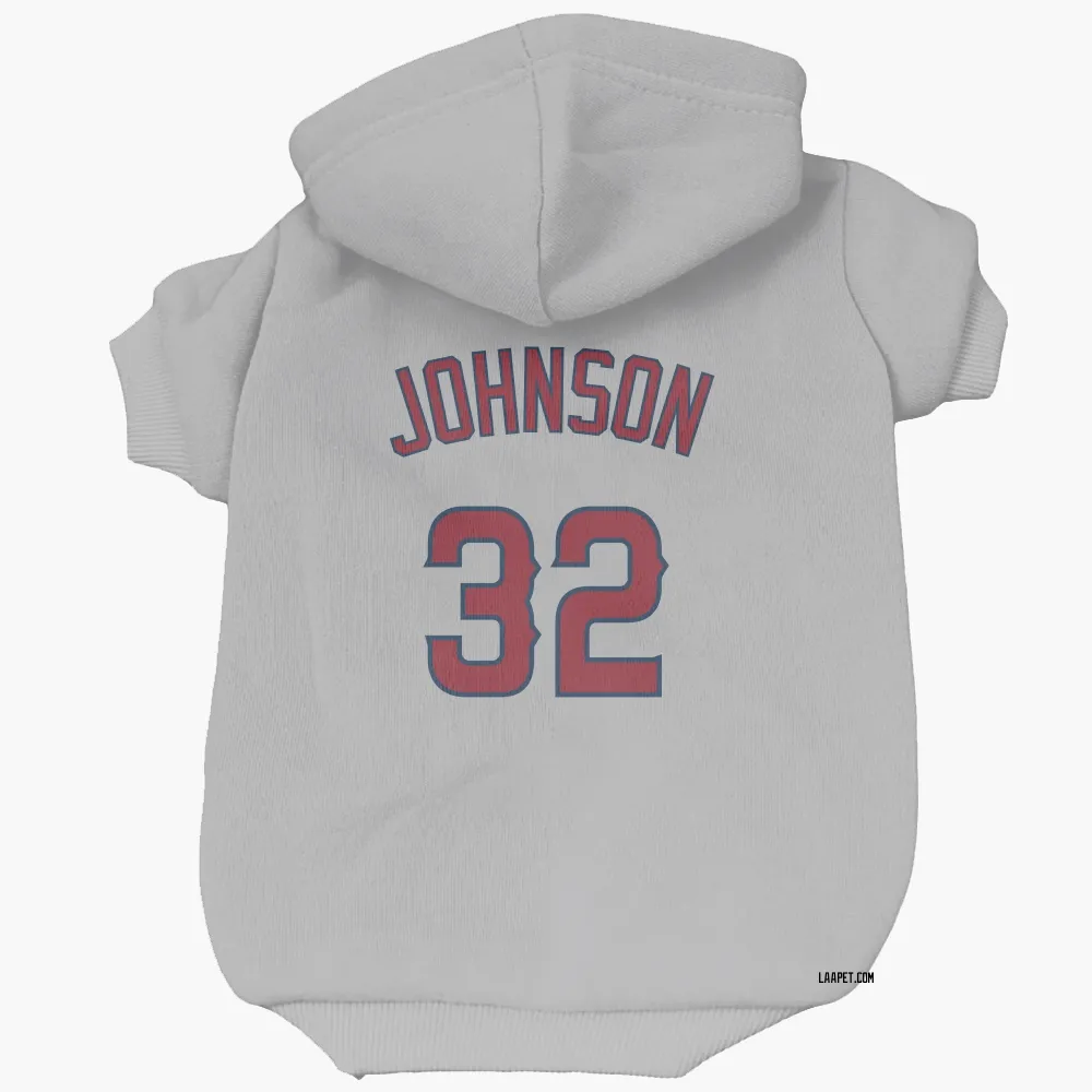 Los Angeles Angels Ryan Johnson Gray Pet Hoodie for Dog & Cat