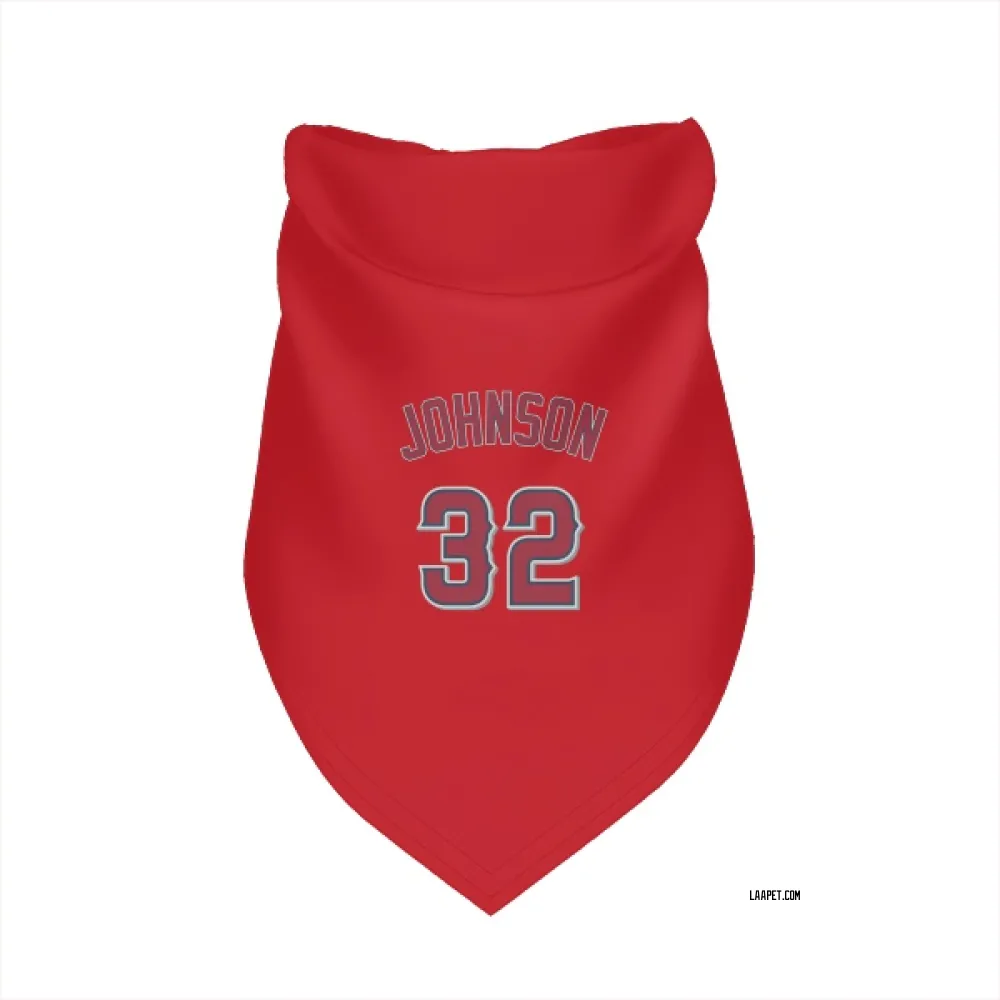 Los Angeles Angels Ryan Johnson Red Pet Bandana for Dog & Cat