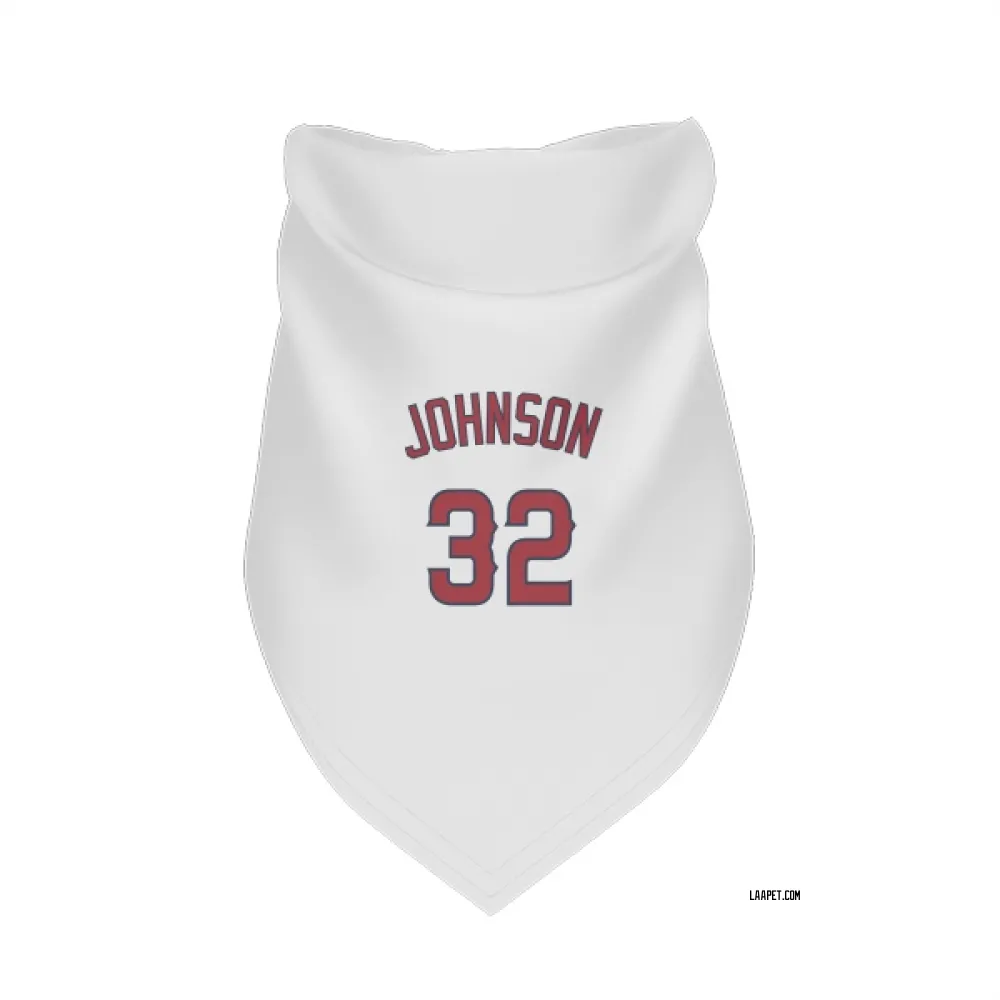 Los Angeles Angels Ryan Johnson White Pet Bandana for Dog & Cat